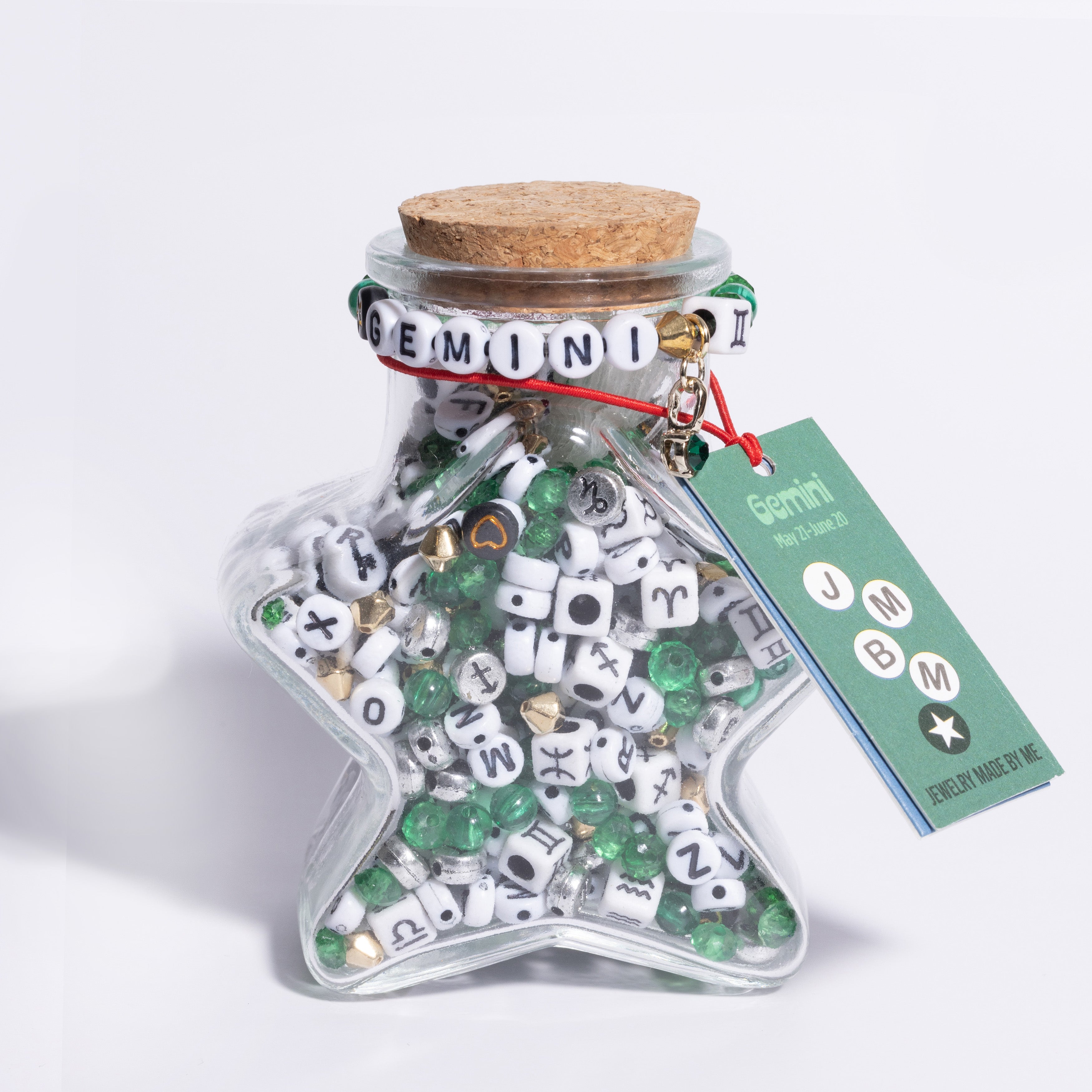 Gemini Zodiac Sign Star Bead DIY Kit