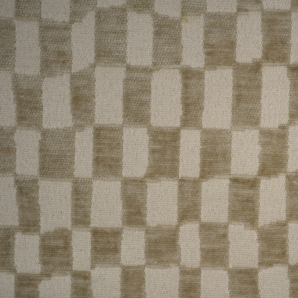 CHECKMATE - CHECKERED DESIGN CHENILLE UPHOLSTERY FABRIC