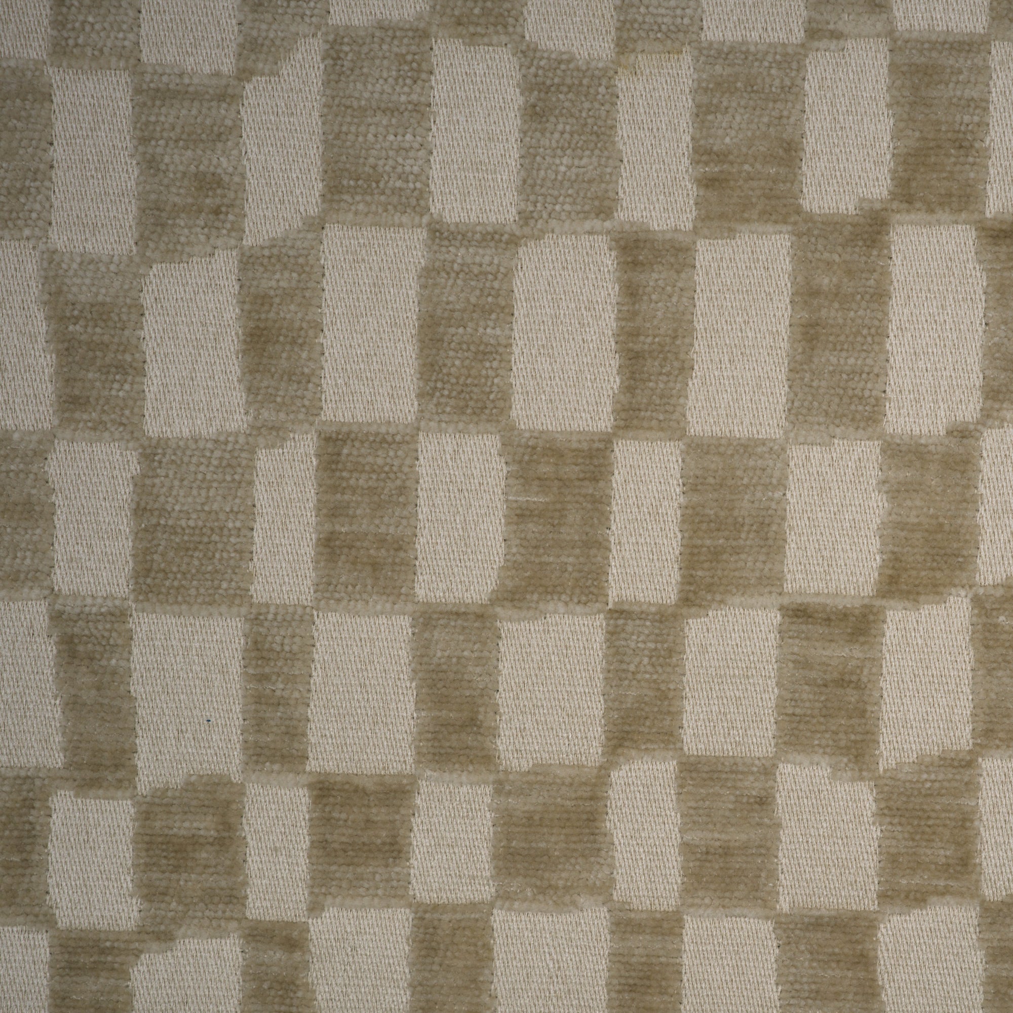CHECKMATE - CHECKERED DESIGN CHENILLE UPHOLSTERY FABRIC