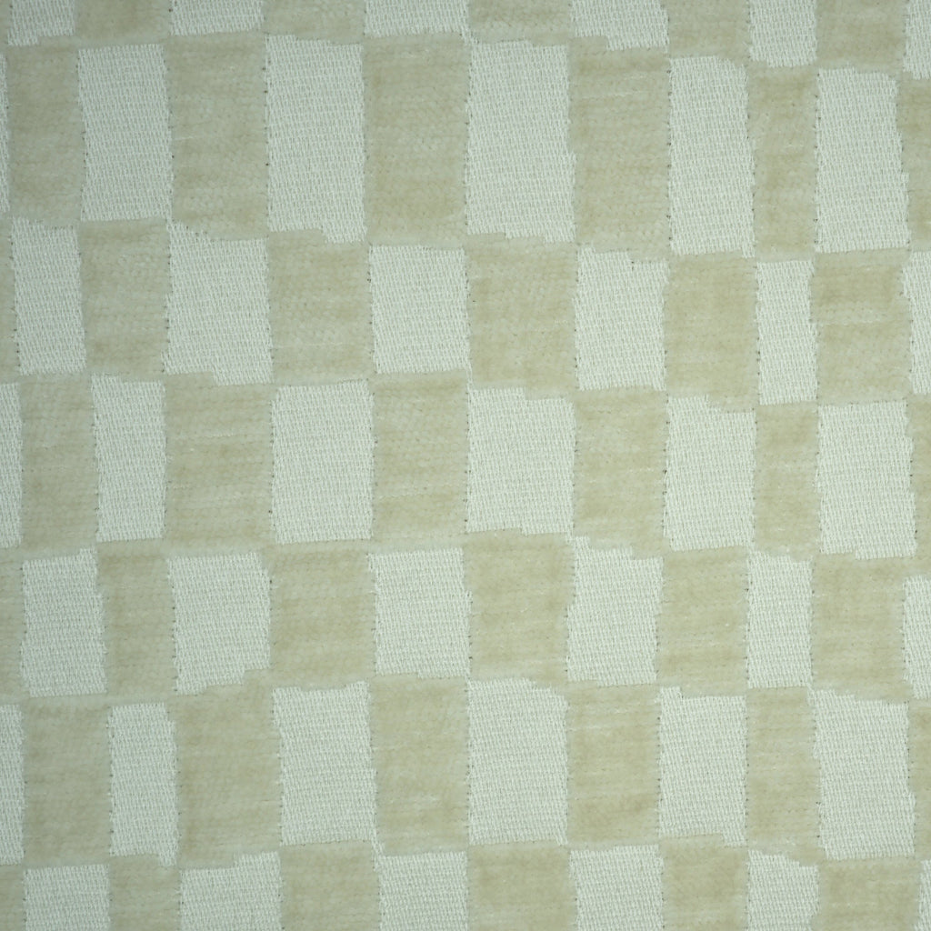 CHECKMATE - CHECKERED DESIGN CHENILLE UPHOLSTERY FABRIC