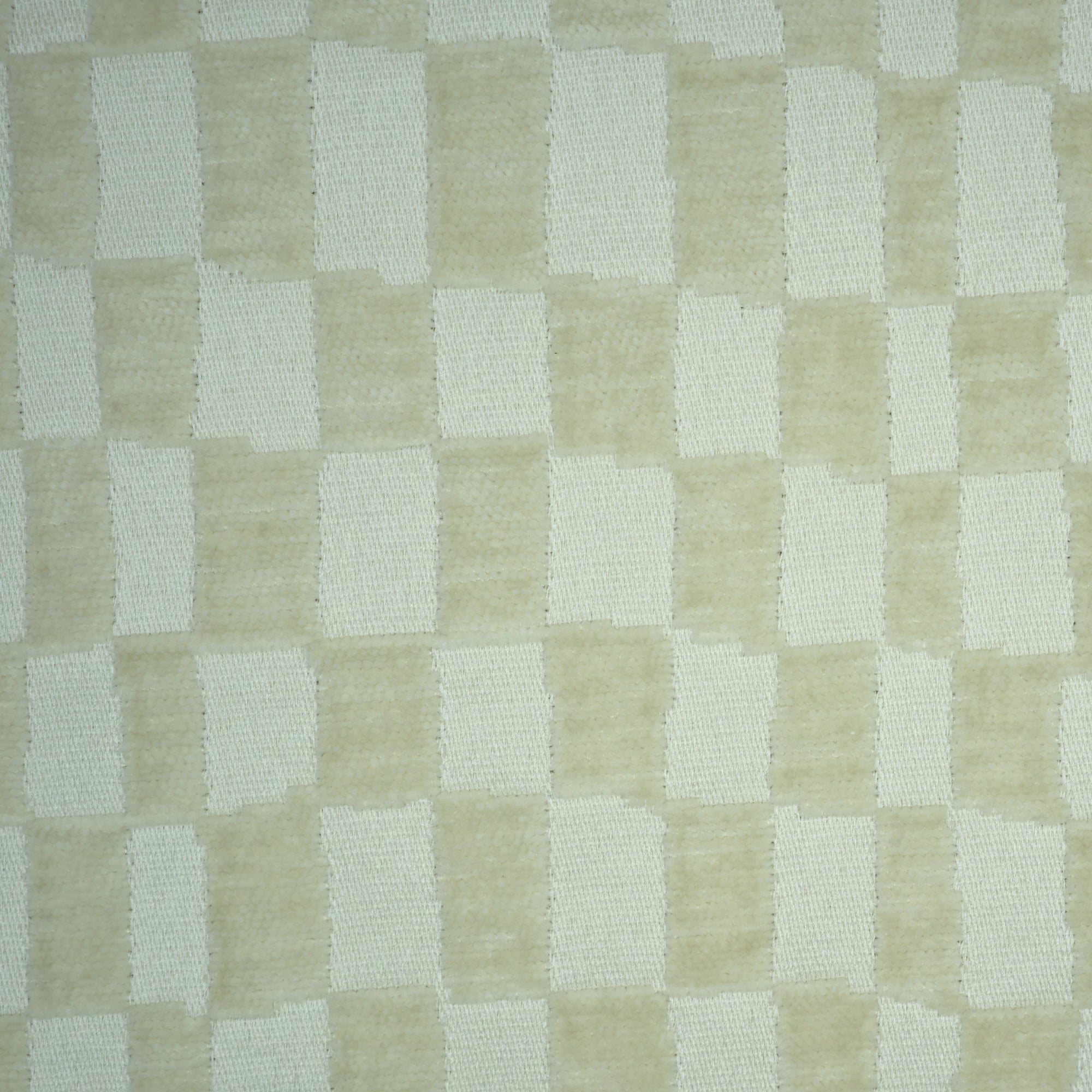 CHECKMATE - CHECKERED DESIGN CHENILLE UPHOLSTERY FABRIC