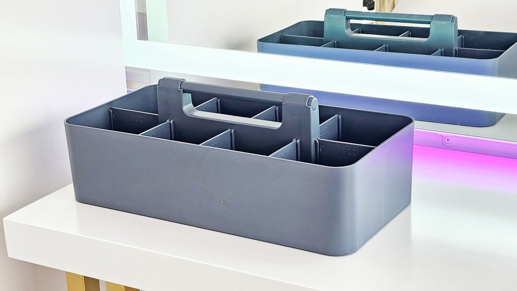 Enjoy Organizer 10 PACK -Large Plastic Storage Portable Caddy with Handles Made In USA