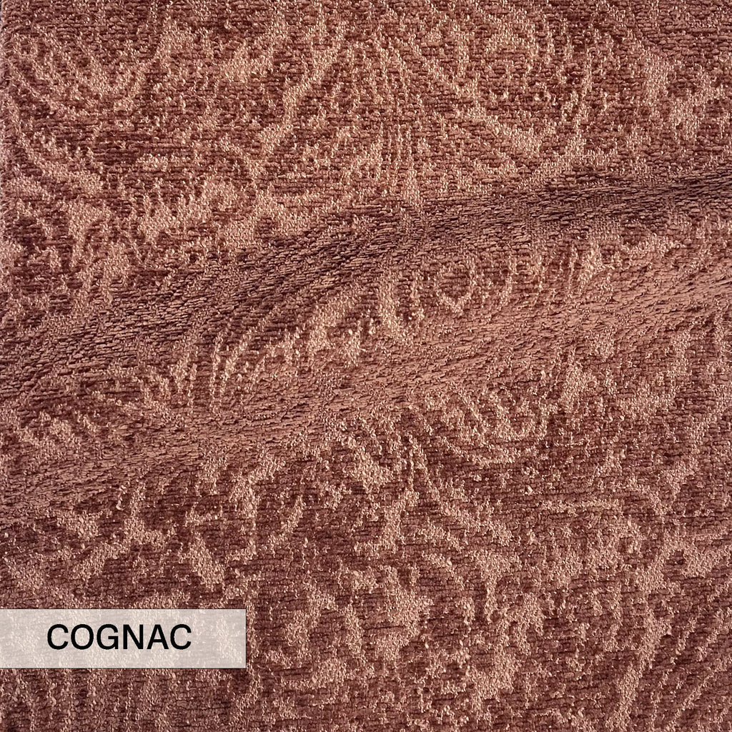 EVERLY - BOUCLE WRAP PAISLEY DESIGN JACQUARD UPHOLSTERY FABRIC BY THE YARD