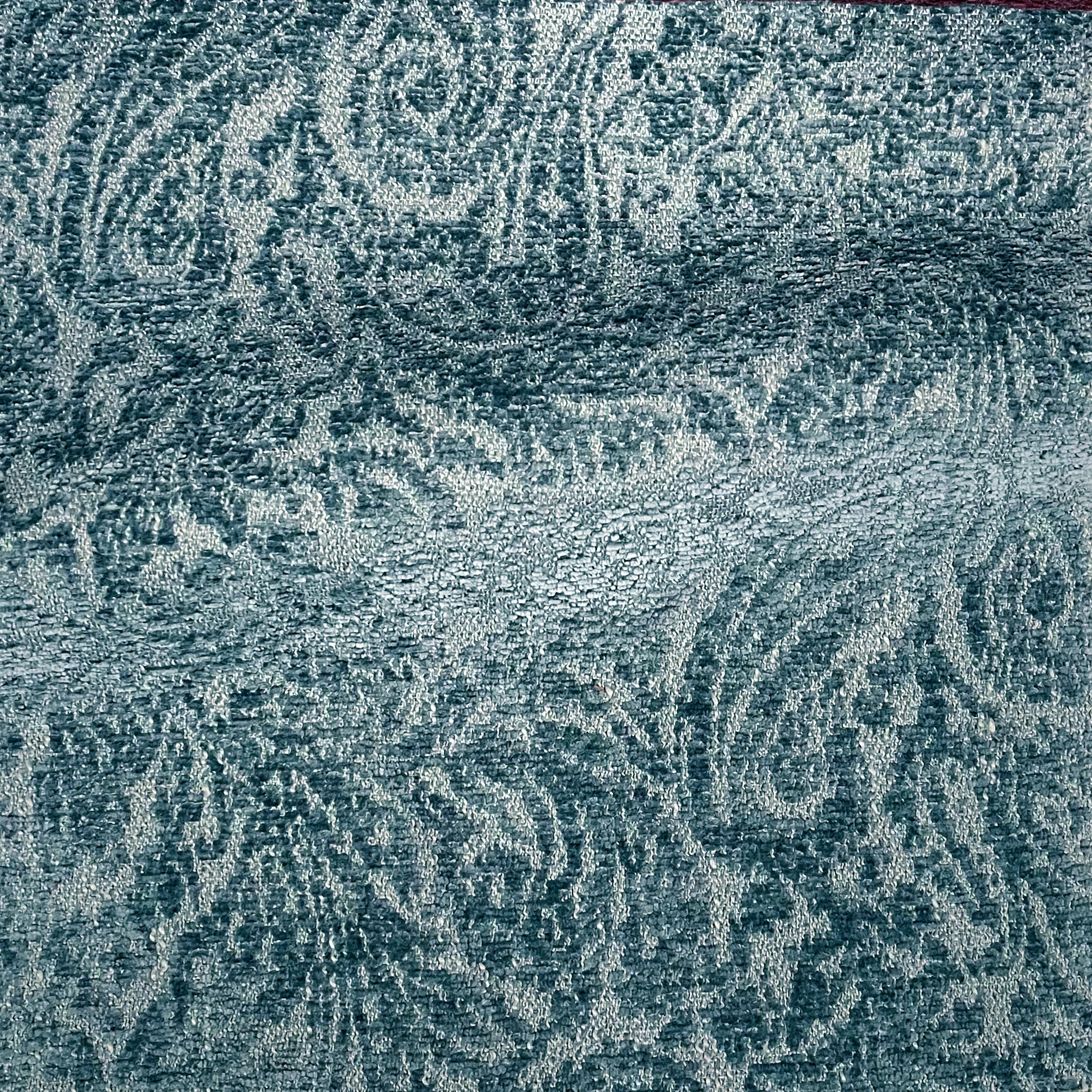 EVERLY - BOUCLE WRAP PAISLEY DESIGN JACQUARD UPHOLSTERY FABRIC BY THE YARD