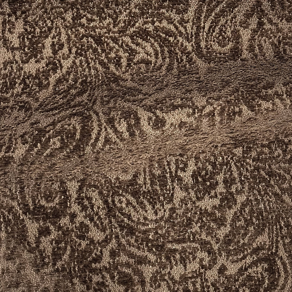 EVERLY - BOUCLE WRAP PAISLEY DESIGN JACQUARD UPHOLSTERY FABRIC BY THE YARD