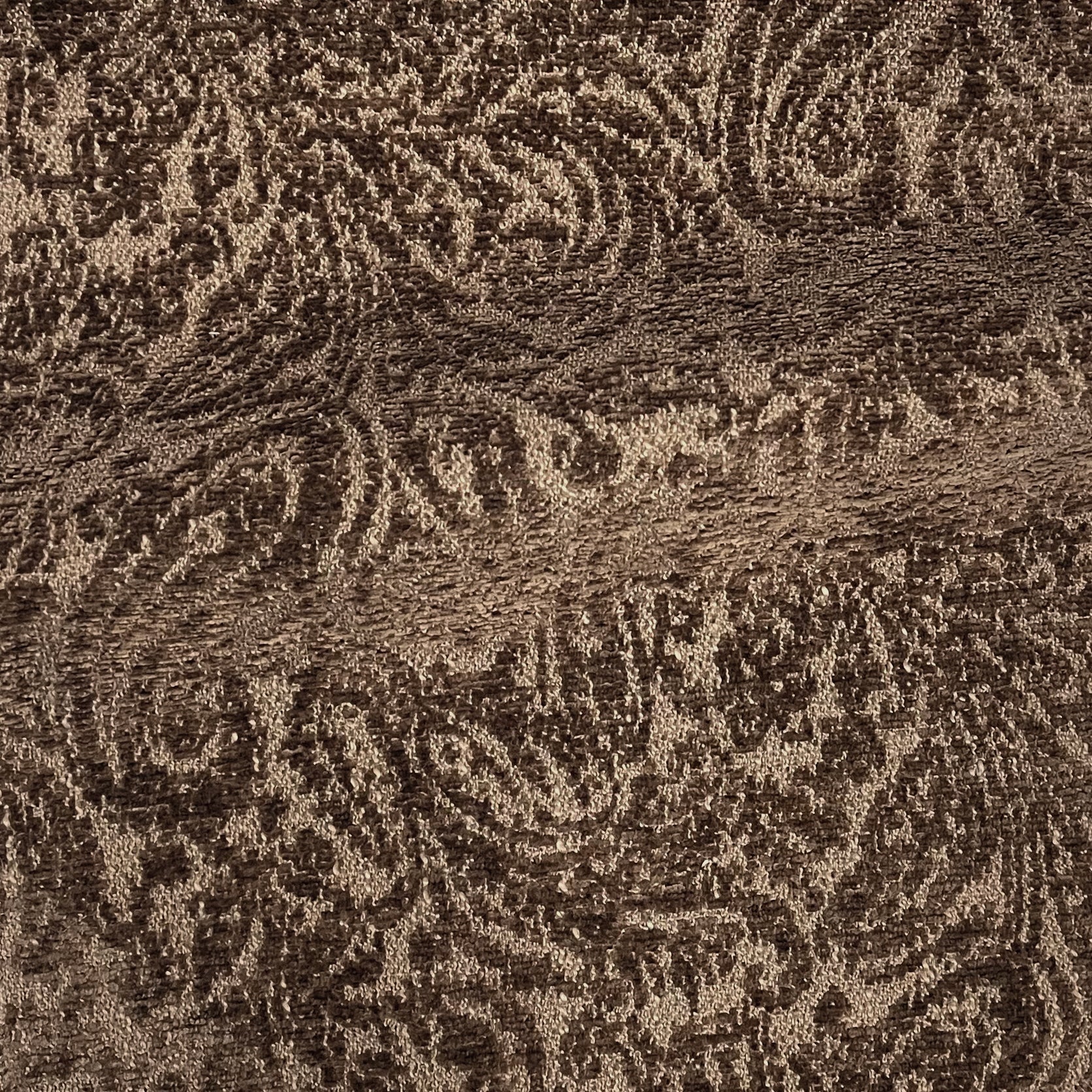 EVERLY - BOUCLE WRAP PAISLEY DESIGN JACQUARD UPHOLSTERY FABRIC BY THE YARD