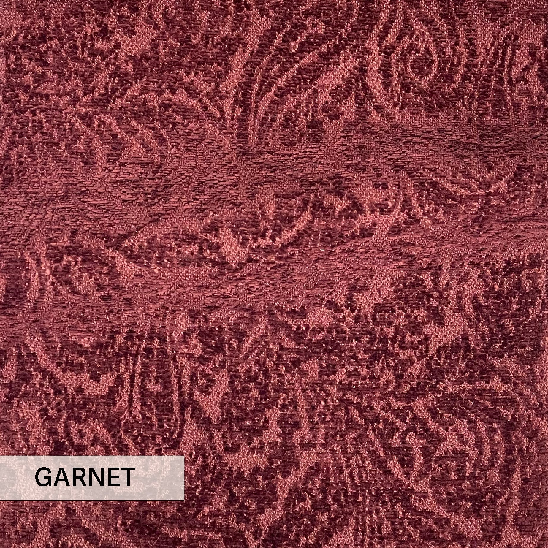 EVERLY - BOUCLE WRAP PAISLEY DESIGN JACQUARD UPHOLSTERY FABRIC BY THE YARD