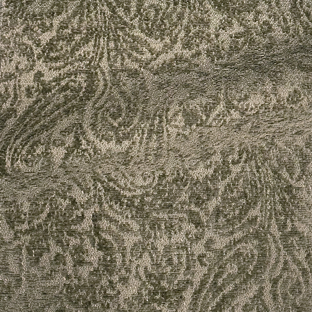 EVERLY - BOUCLE WRAP PAISLEY DESIGN JACQUARD UPHOLSTERY FABRIC BY THE YARD