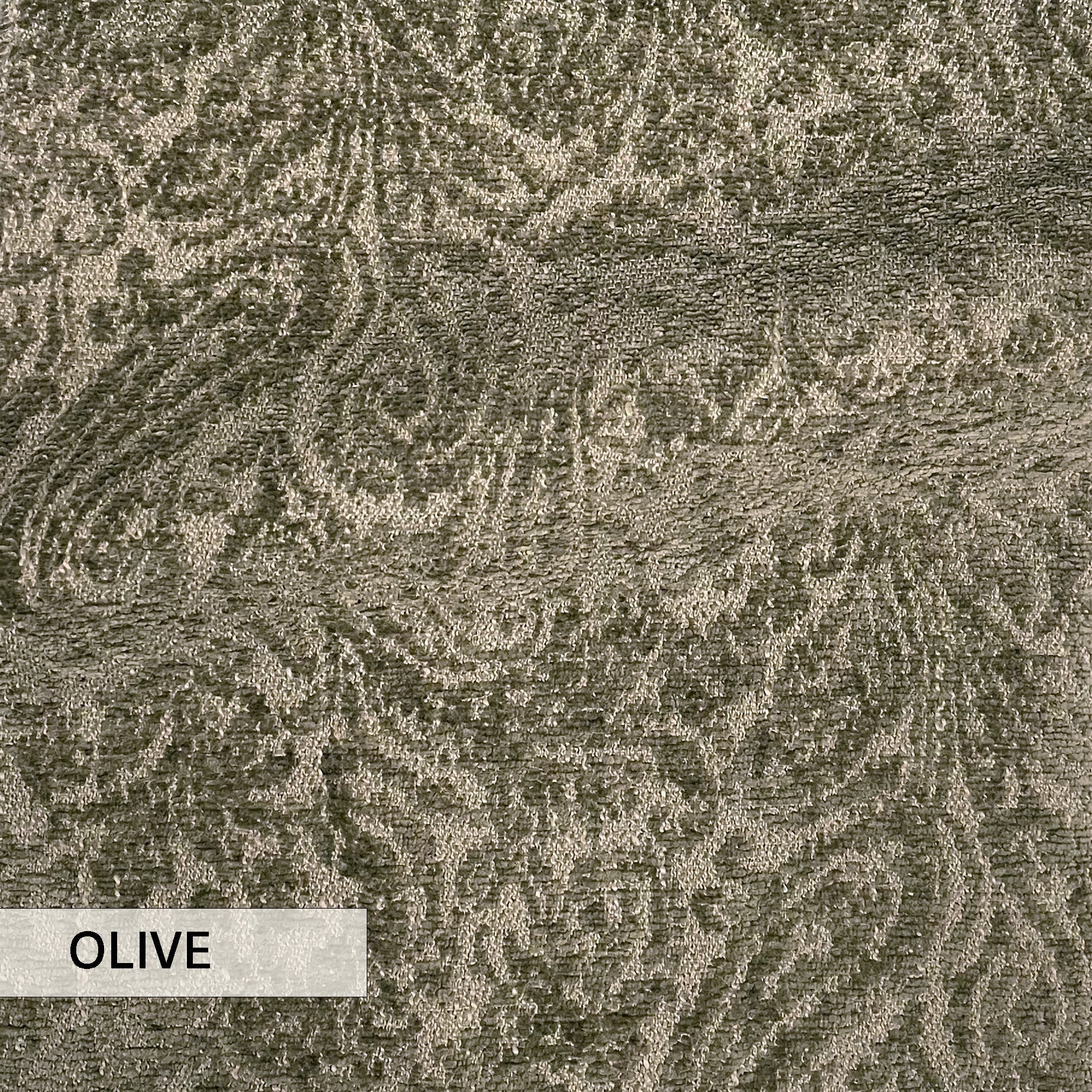 EVERLY - BOUCLE WRAP PAISLEY DESIGN JACQUARD UPHOLSTERY FABRIC BY THE YARD