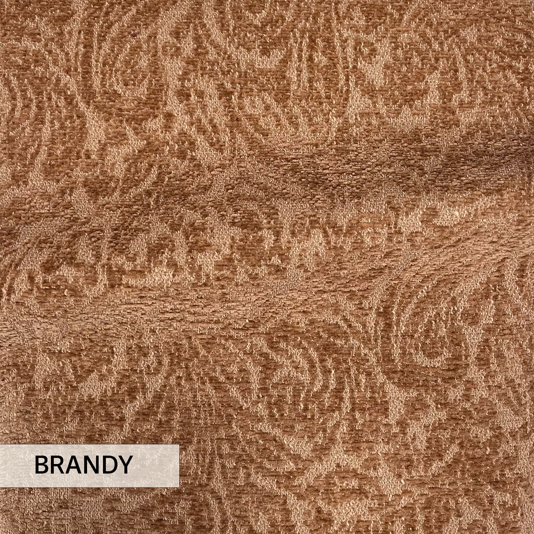 EVERLY - BOUCLE WRAP PAISLEY DESIGN JACQUARD UPHOLSTERY FABRIC BY THE YARD