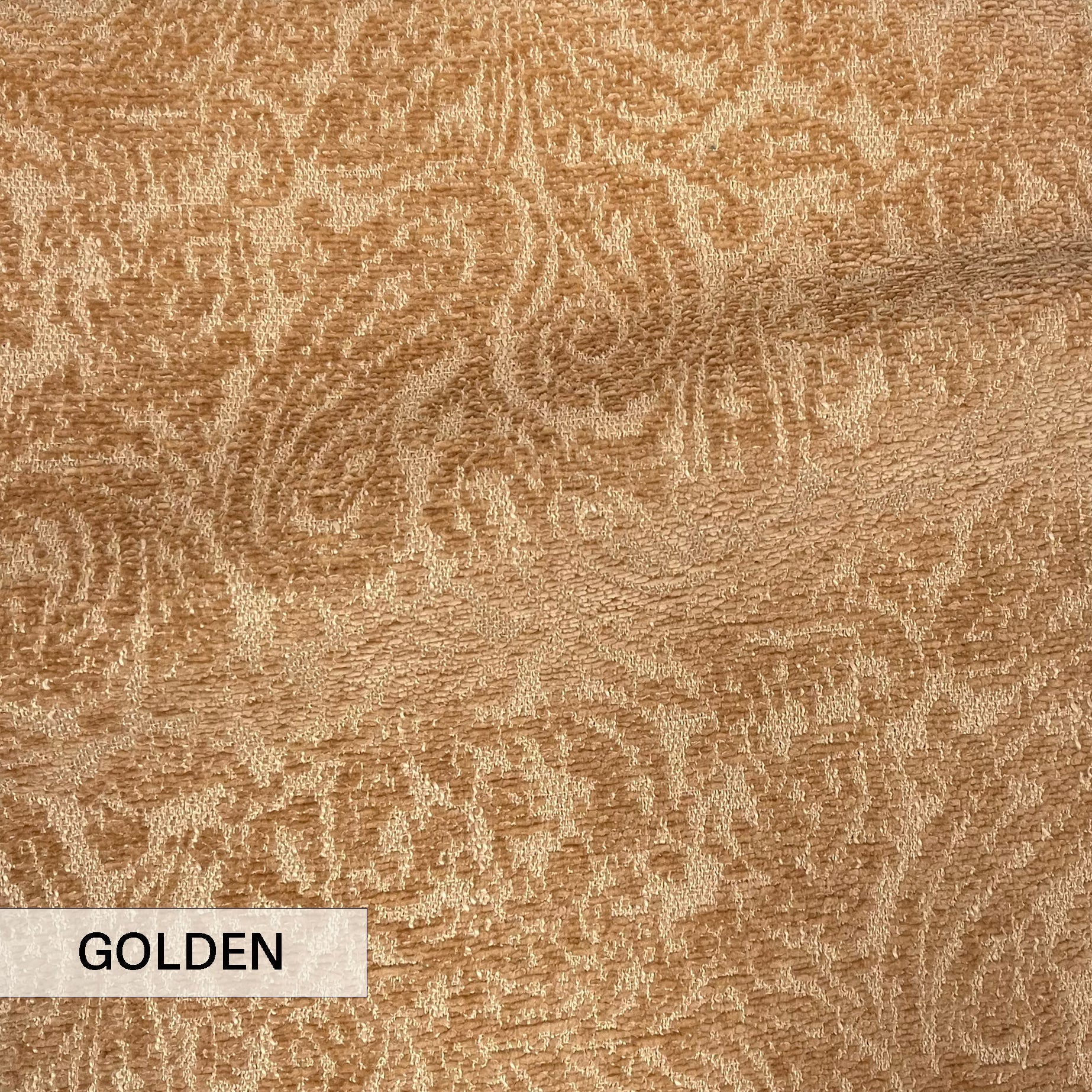 EVERLY - BOUCLE WRAP PAISLEY DESIGN JACQUARD UPHOLSTERY FABRIC BY THE YARD