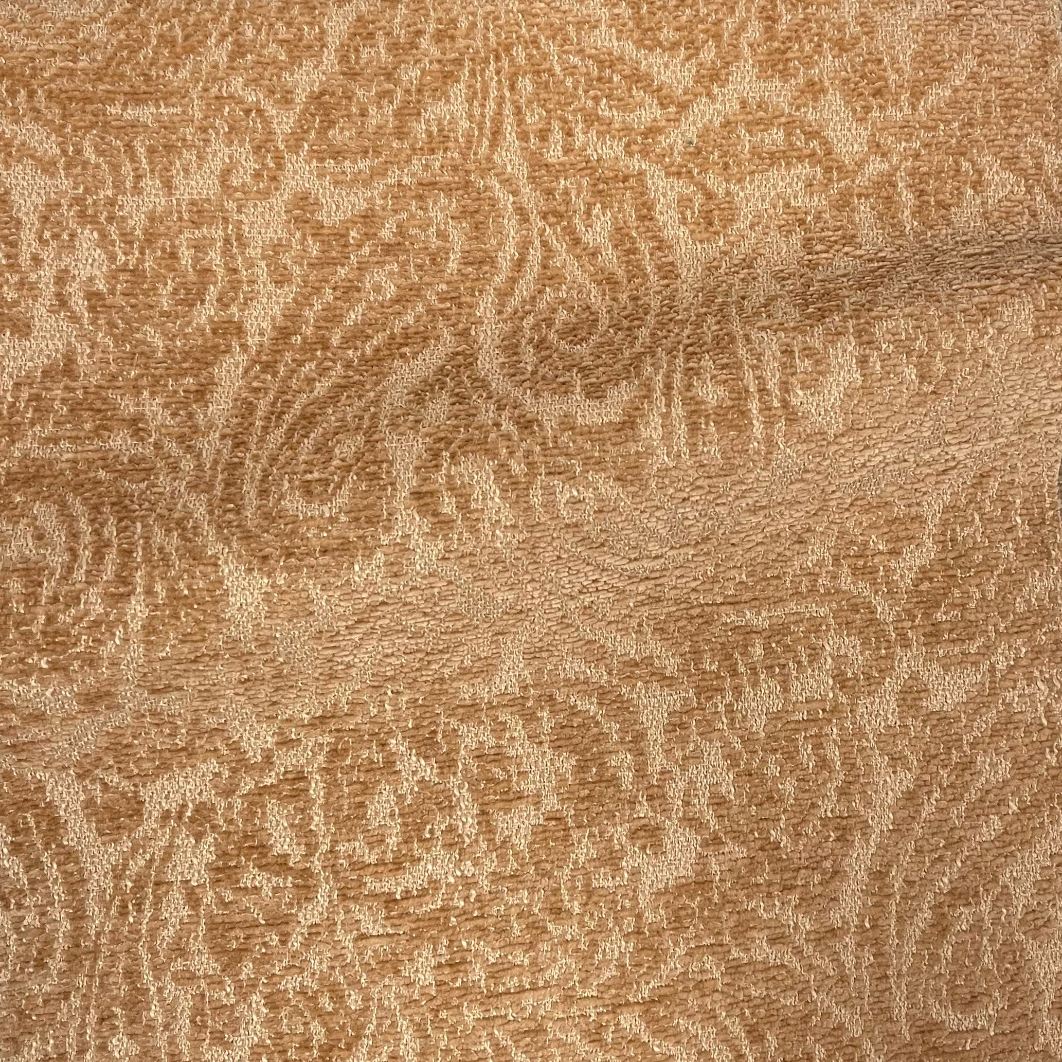 EVERLY - BOUCLE WRAP PAISLEY DESIGN JACQUARD UPHOLSTERY FABRIC BY THE YARD