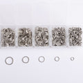 Silver Essential Jump Rings Kit, 700pcs