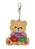 Diamond Art Daisy Bear Keychain
