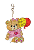 Diamond Art Balloon Bear Keychain