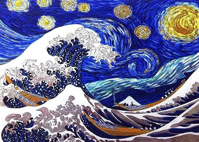 5D DIY Landscape Diamond Painting Kit Starry Sky Cross Stitch Diamond Embroidery Rhinestone Mosaic Art Home Decor Painting