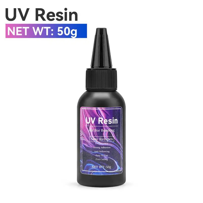 UV Epoxy Resin Glue for Jewelry Making | High Transparency Fast Drying Hardness