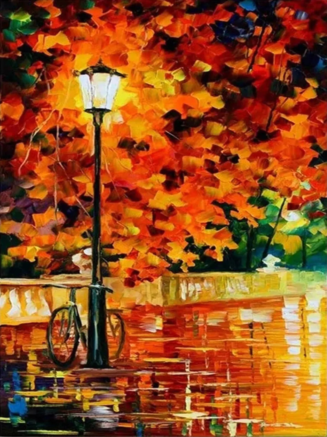 5D DIY Landscape Diamond Painting Kit Starry Sky Cross Stitch Diamond Embroidery Rhinestone Mosaic Art Home Decor Painting