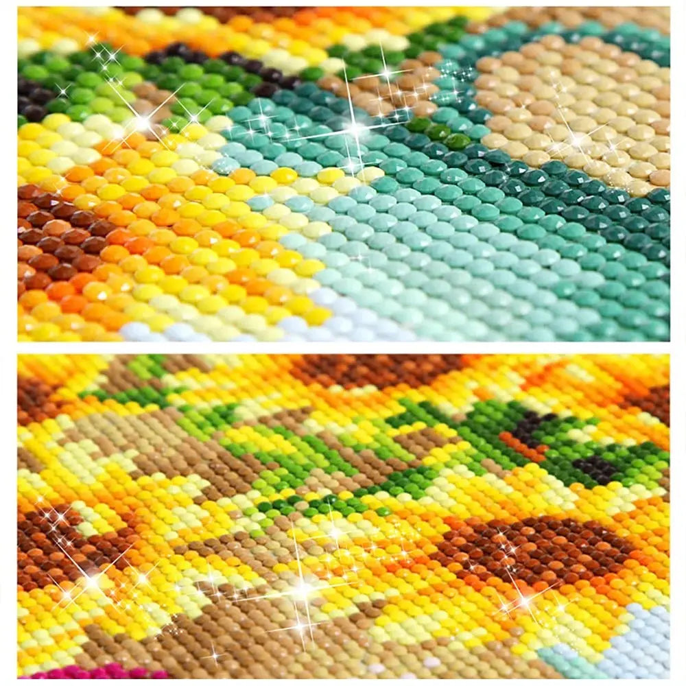 5D DIY Landscape Diamond Painting Kit Starry Sky Cross Stitch Diamond Embroidery Rhinestone Mosaic Art Home Decor Painting
