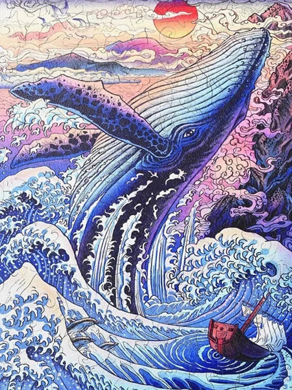 5D DIY Landscape Diamond Painting Kit Starry Sky Cross Stitch Diamond Embroidery Rhinestone Mosaic Art Home Decor Painting