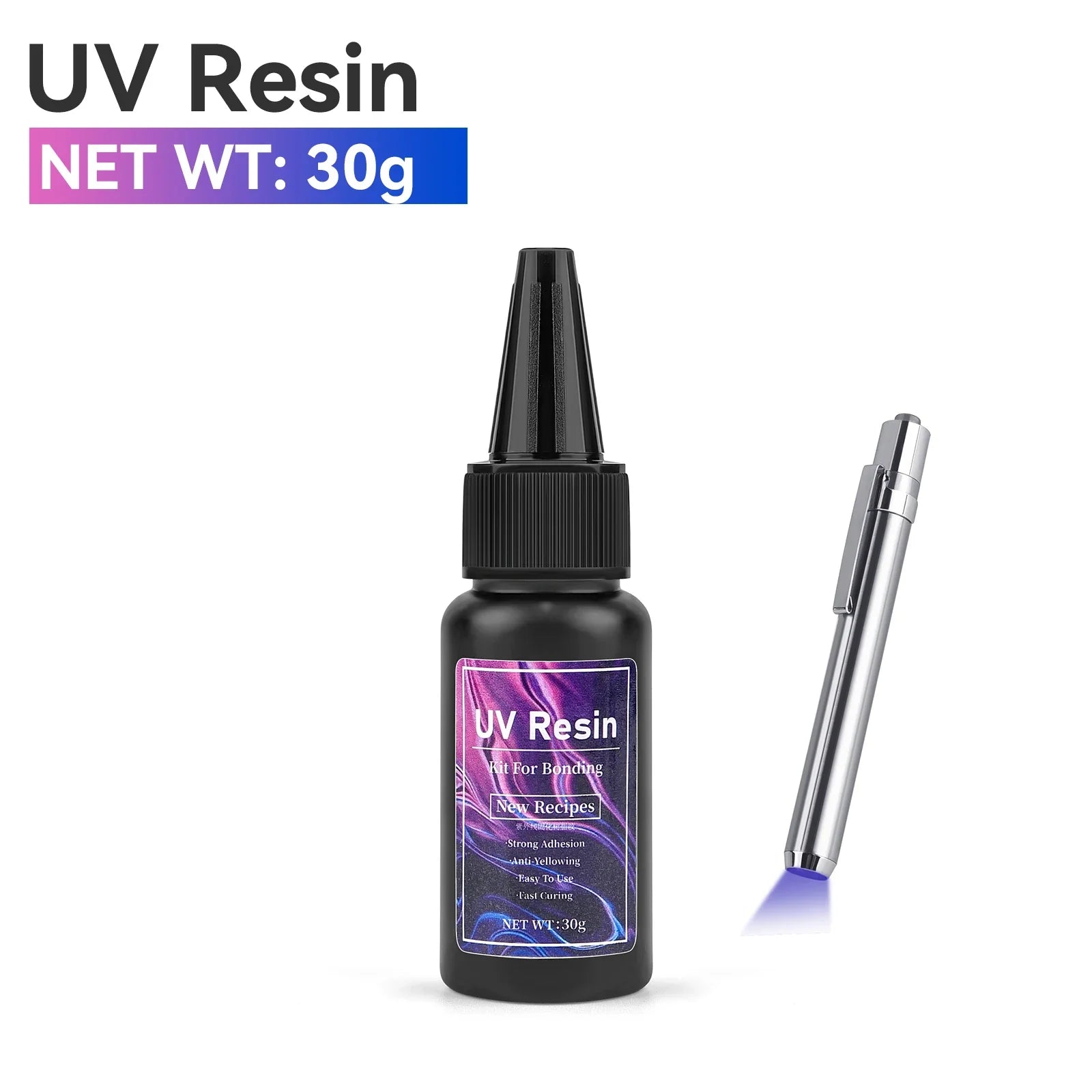 UV Epoxy Resin Glue for Jewelry Making | High Transparency Fast Drying Hardness