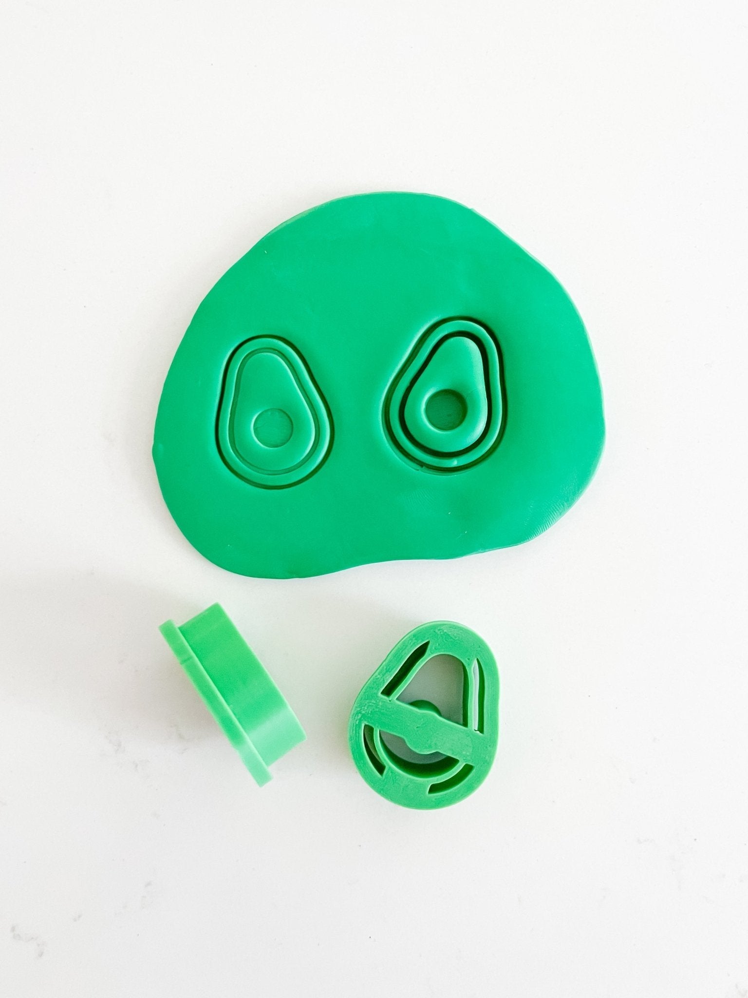 Avocado Polymer Clay Cutter - Dangle