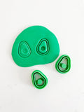 Avocado Polymer Clay Cutter - Dangle