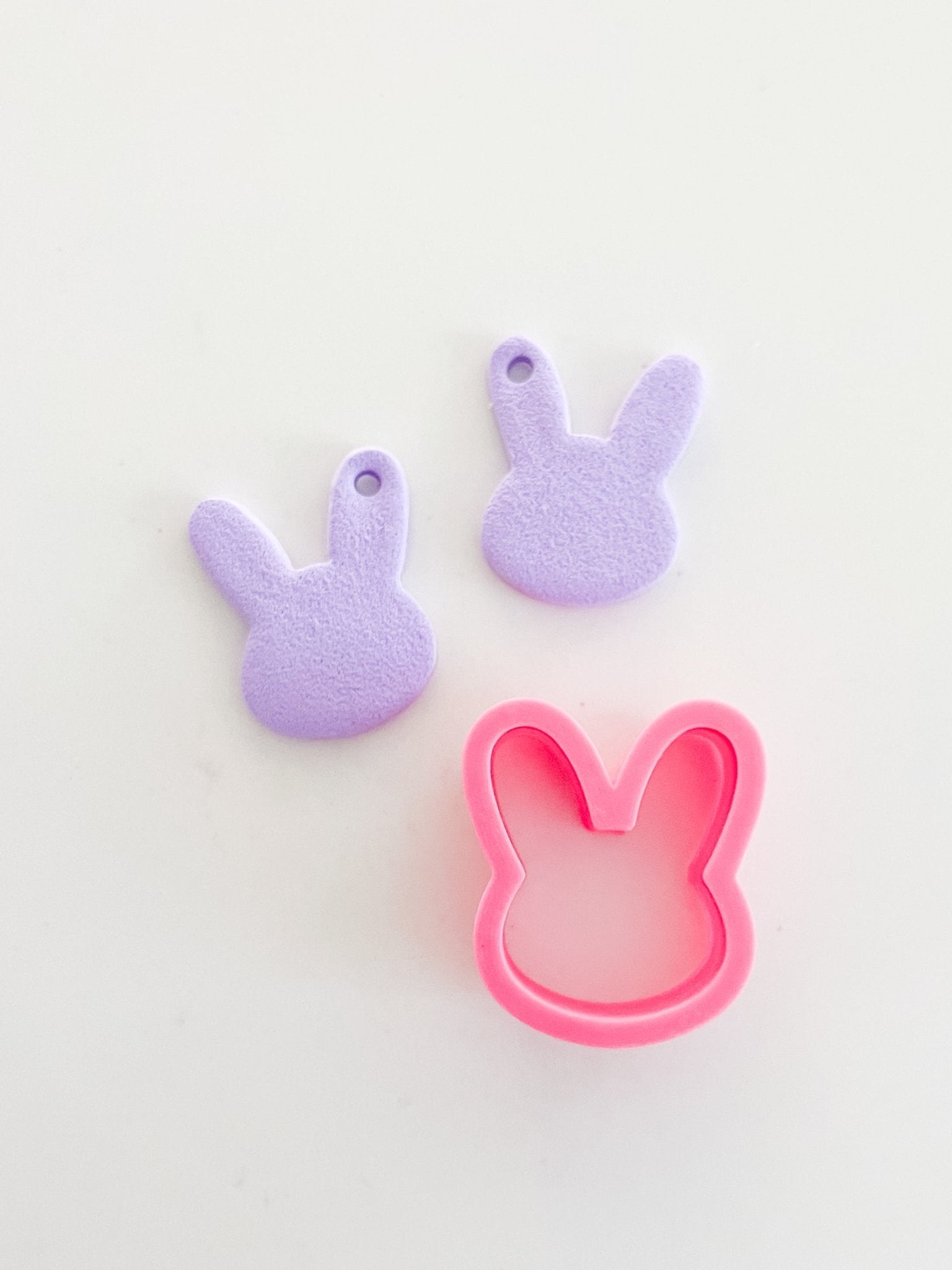 Bunny Polymer Clay Cutter - Dangle