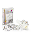Diamond Art Lucite Napkin Rings