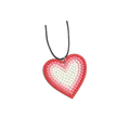 Diamond Art Heart Necklace