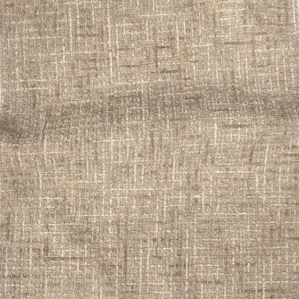 DEVON - BOUCLE YARN CHENILLE UPHOLSTERY FABRIC BY THE YARD